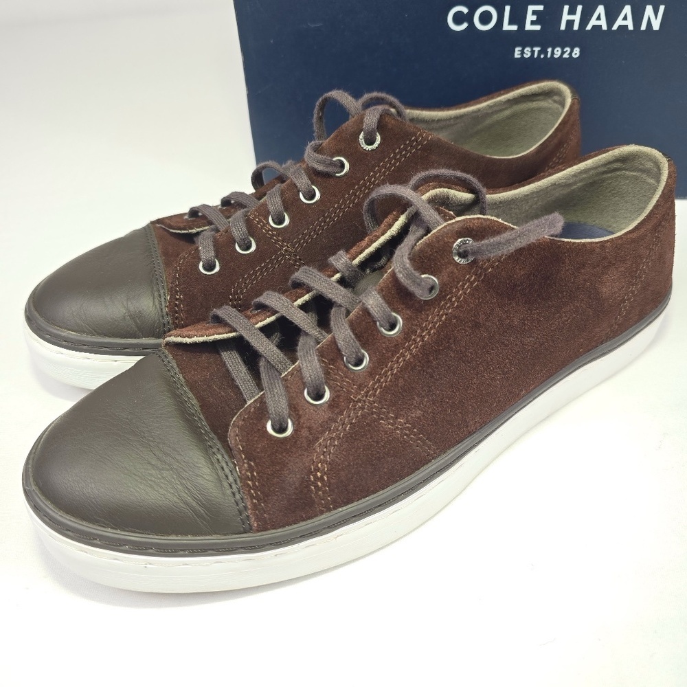 Cole Haan Men's Falmouth Sport Oxford Chestnut Suede Size 8.5 M